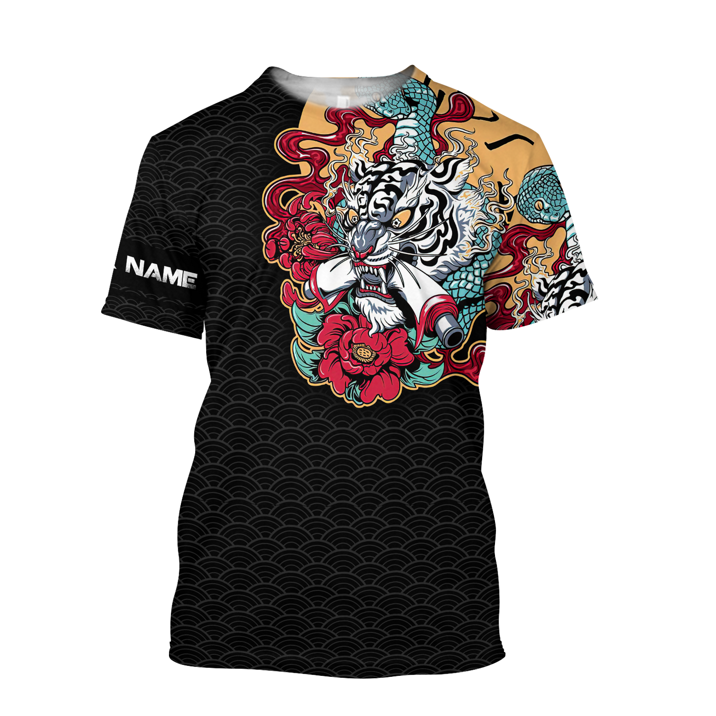 Japanese Tiger Combo T Shirt Broad Short
