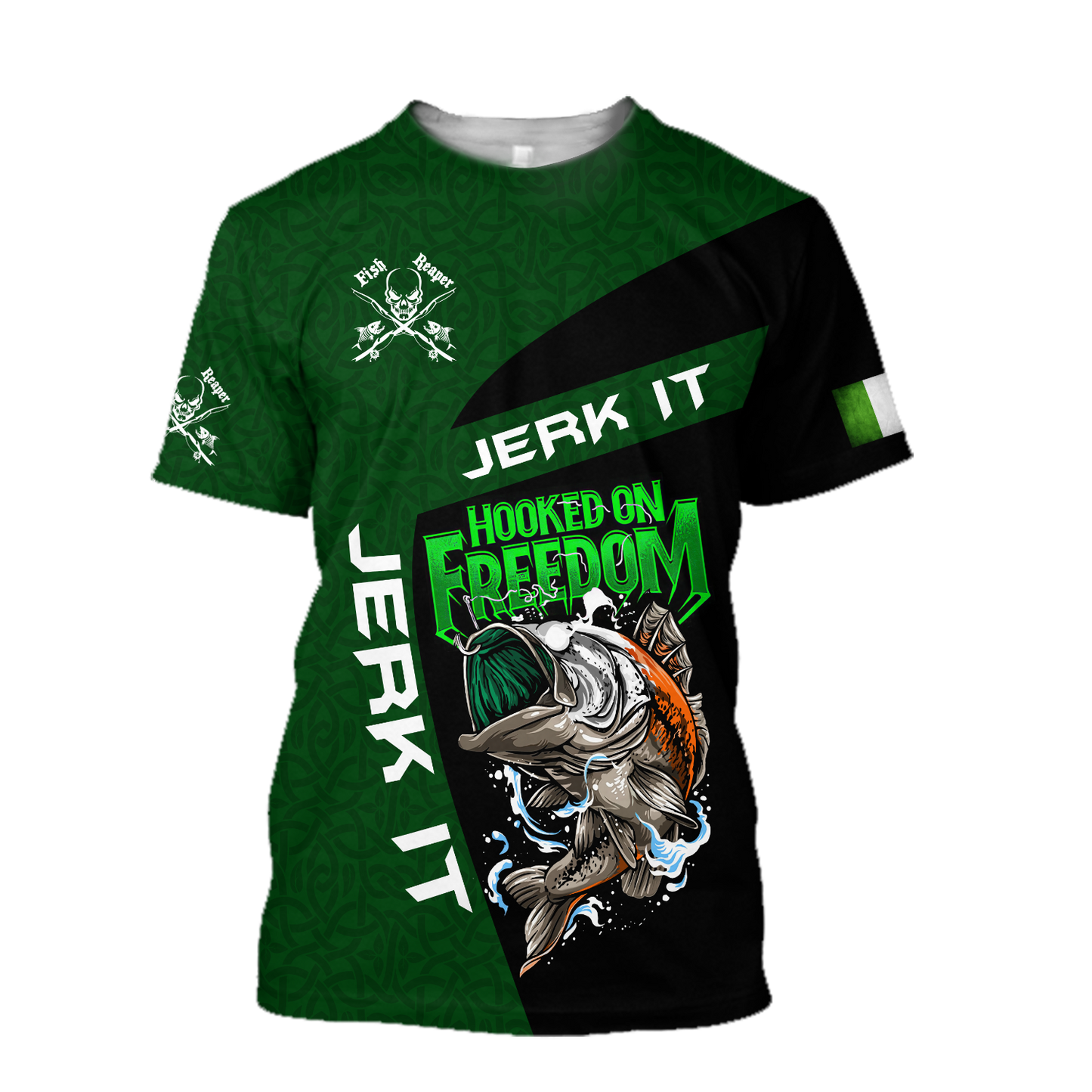 Ireland Fishing St.Patrick day Irish 3D print shirt