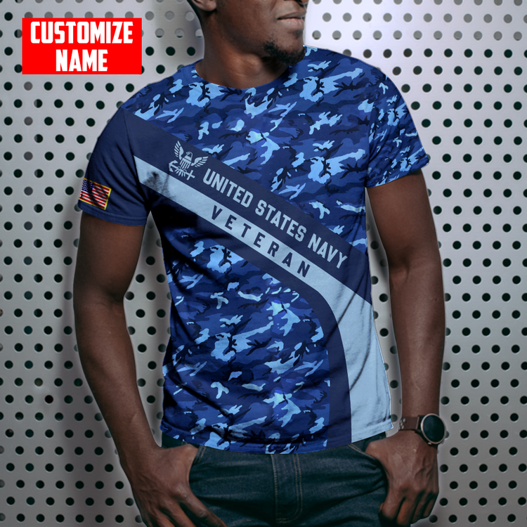 Premium Unique U.S Air Force Veteran Polo All Over Printed Personalized Shirt