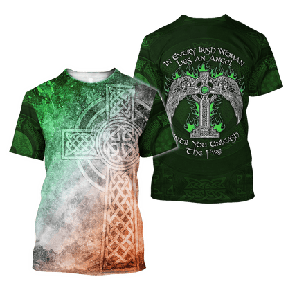 Irish Saint Patrick Day 3D All Over Printed Unisex Shirt