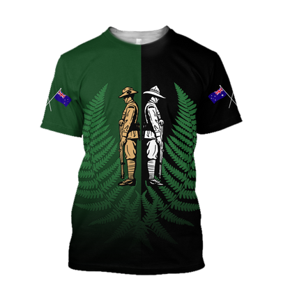Tmarc Tee Anzac Day Soldier 3D printed shirts