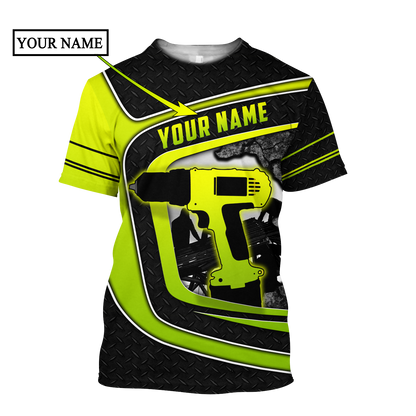 The Roofer Man - Persionalized Name 3D All Over Printed Shirts