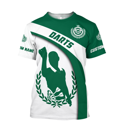Darts Player No10 Personalized Name 3D Printed Personalized Unisex Hoodie ML