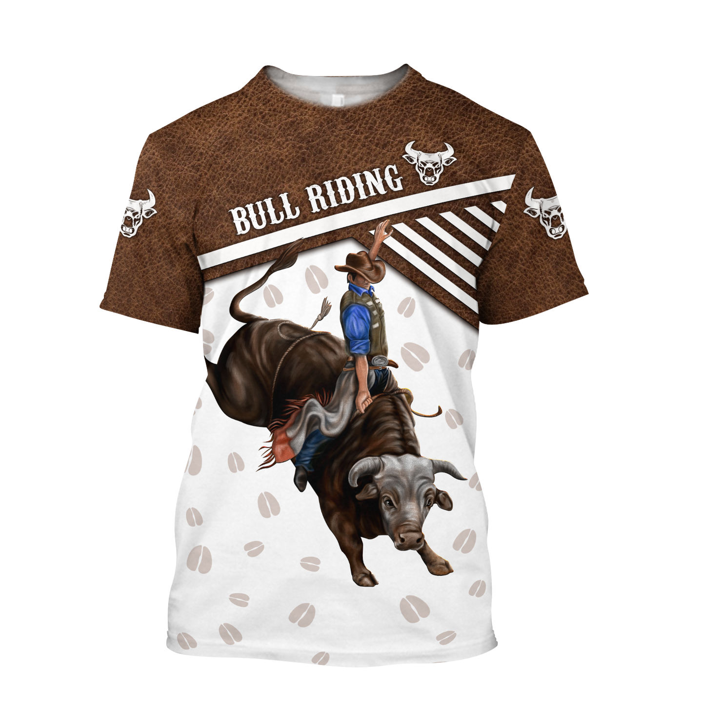 Personalized Name Bull Riding 3D All Over Printed Unisex Shirts Bull Hoof