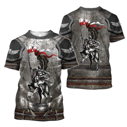 Premium Polish Winged Hussars 3D All Over Printed Shirts