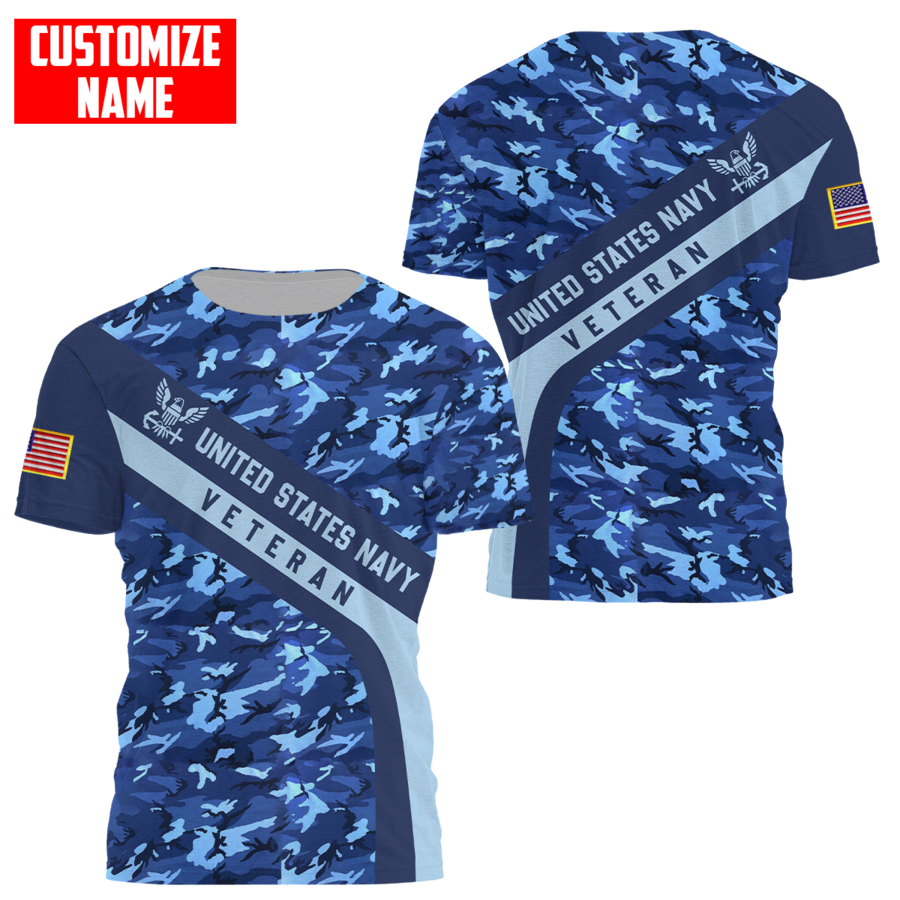 Premium Unique U.S Air Force Veteran Polo All Over Printed Personalized Shirt