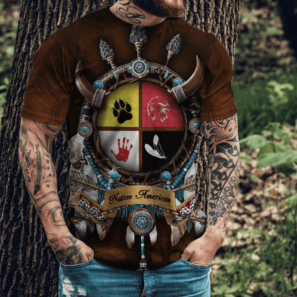 Native American 3D All Over Printed Unisex Shirts