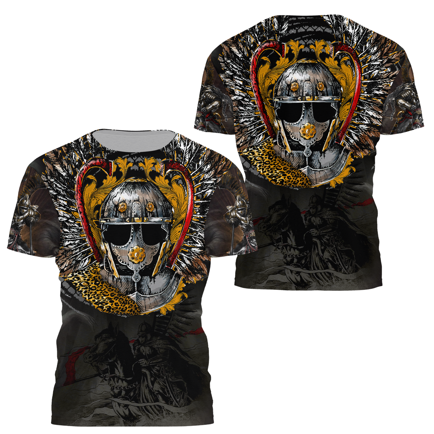 Premium Combo T Shirt Broad Short Polish Winged Hussars Armor