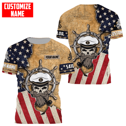 Customized name The Adventure Begins 3D All Over Printed Shirts