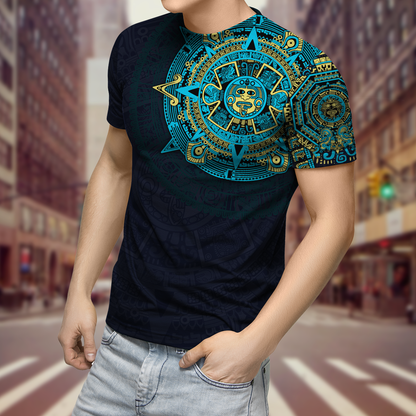 Premium Aztec Mexico 3D All Over Printed Shirts S1