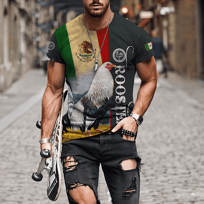 Rooster Mexico 3D All Over Printed Hoodie