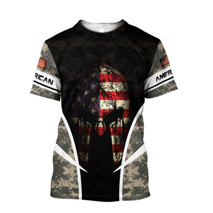 American 3D Over Printed Unisex Deluxe Hoodie ML MH25052102