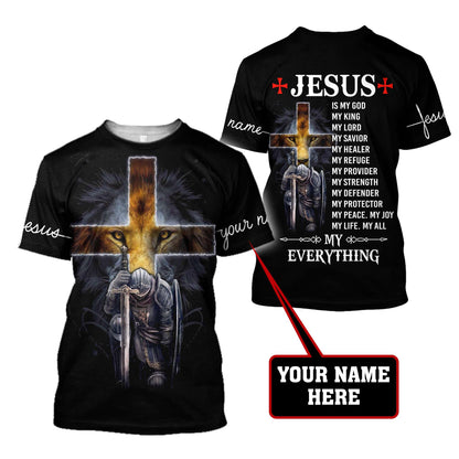Premium Christian Jesus Easter Personalized 3D All Over Printed Unisex Shirts HV