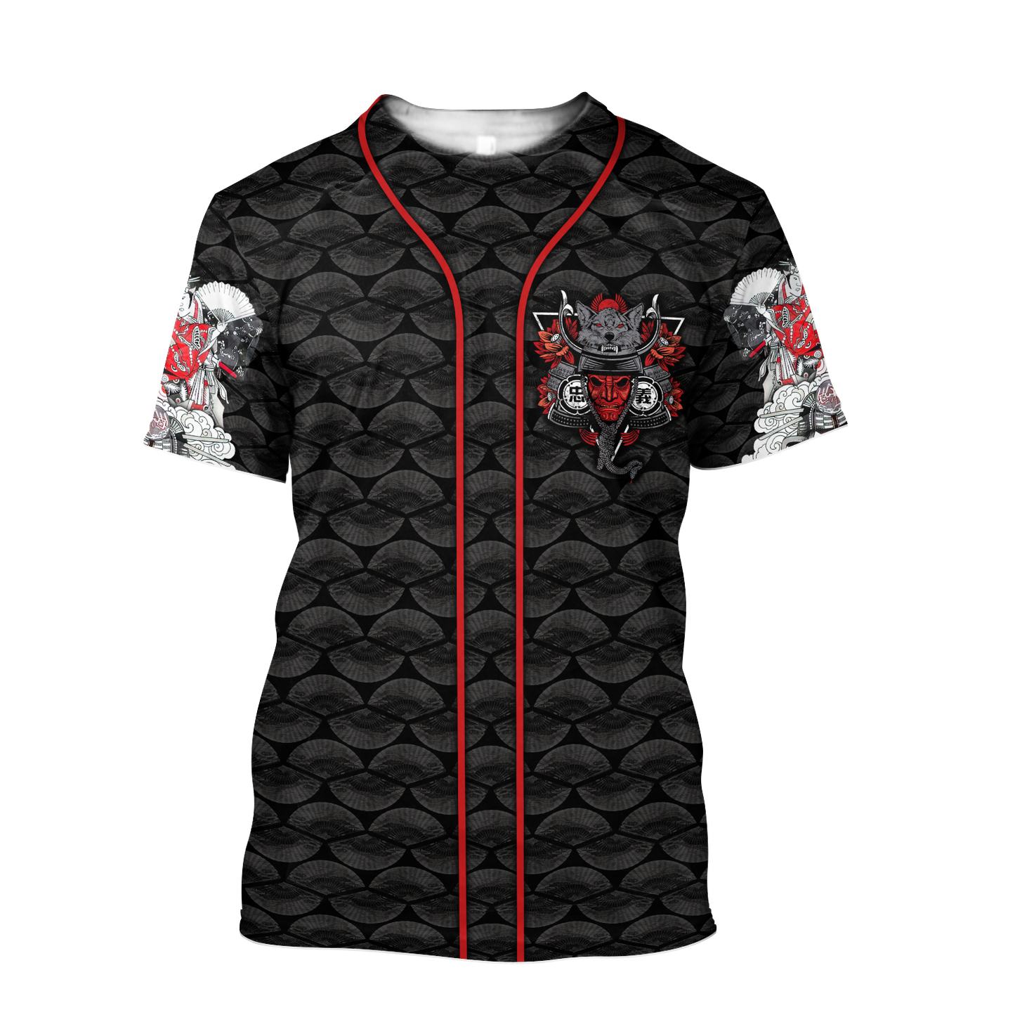 Samurai 3D All Over Printed Unisex Shirts