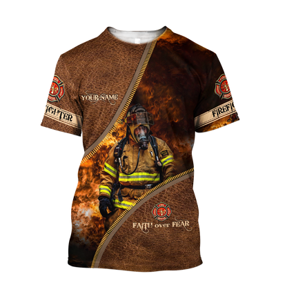 Customize Name Firefighter Hoodie For Men And Women MH06022102