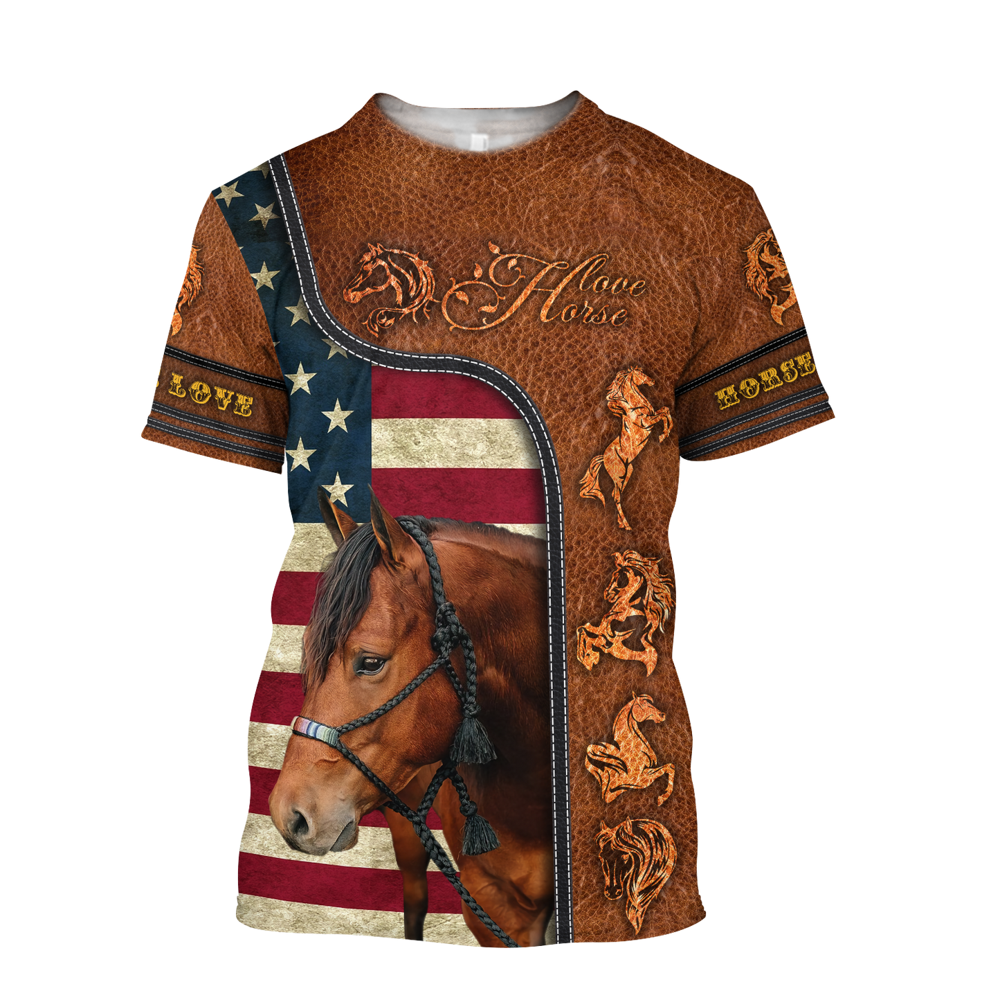 Love Horse 3D All Over Printed Unisex Shirts PD19112002