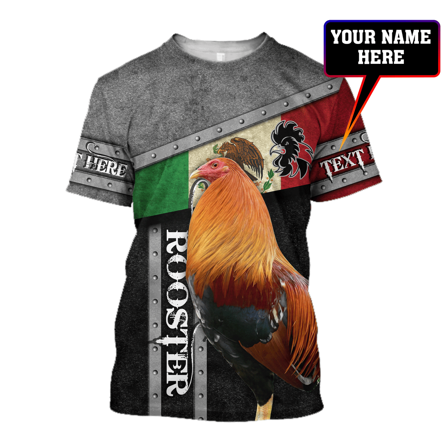 Personalized Rooster 3D Printed Unisex Shirts AM02062102