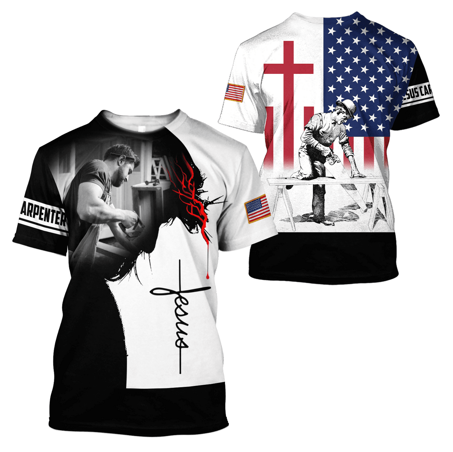 Premium Jesus Carpenter 3D All Over Printed Unisex