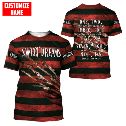 Customize Name Sweet Dream Combo T-Shirt And Board Short