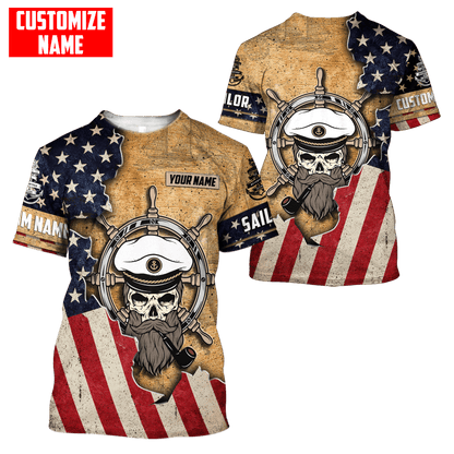 Customized name The Adventure Begins 3D All Over Printed Shirts