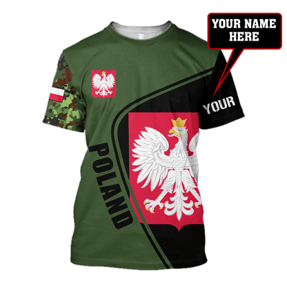 Personalized Polska 3D All Over Printed Unisex Hoodie