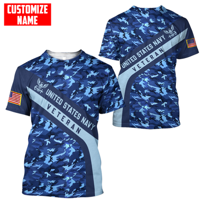 Premium Unique U.S Air Force Veteran Polo All Over Printed Personalized Shirt