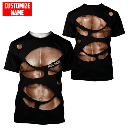 Customize Name Gym 3D All Over Printed Unisex Shirts