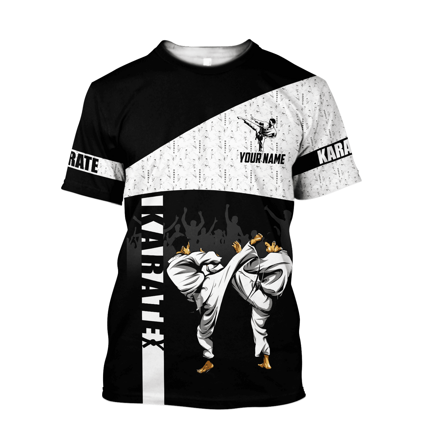 Customize Name Karate 3D All Over Printed Unisex Shirts