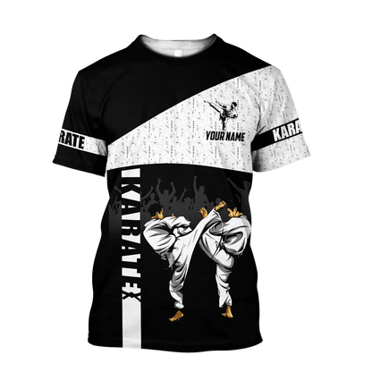 Customize Name Karate 3D All Over Printed Unisex Shirts