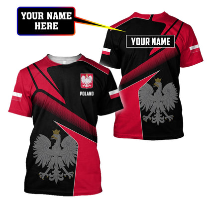 Personalized Polska 3D All Over Printed Unisex Hoodie