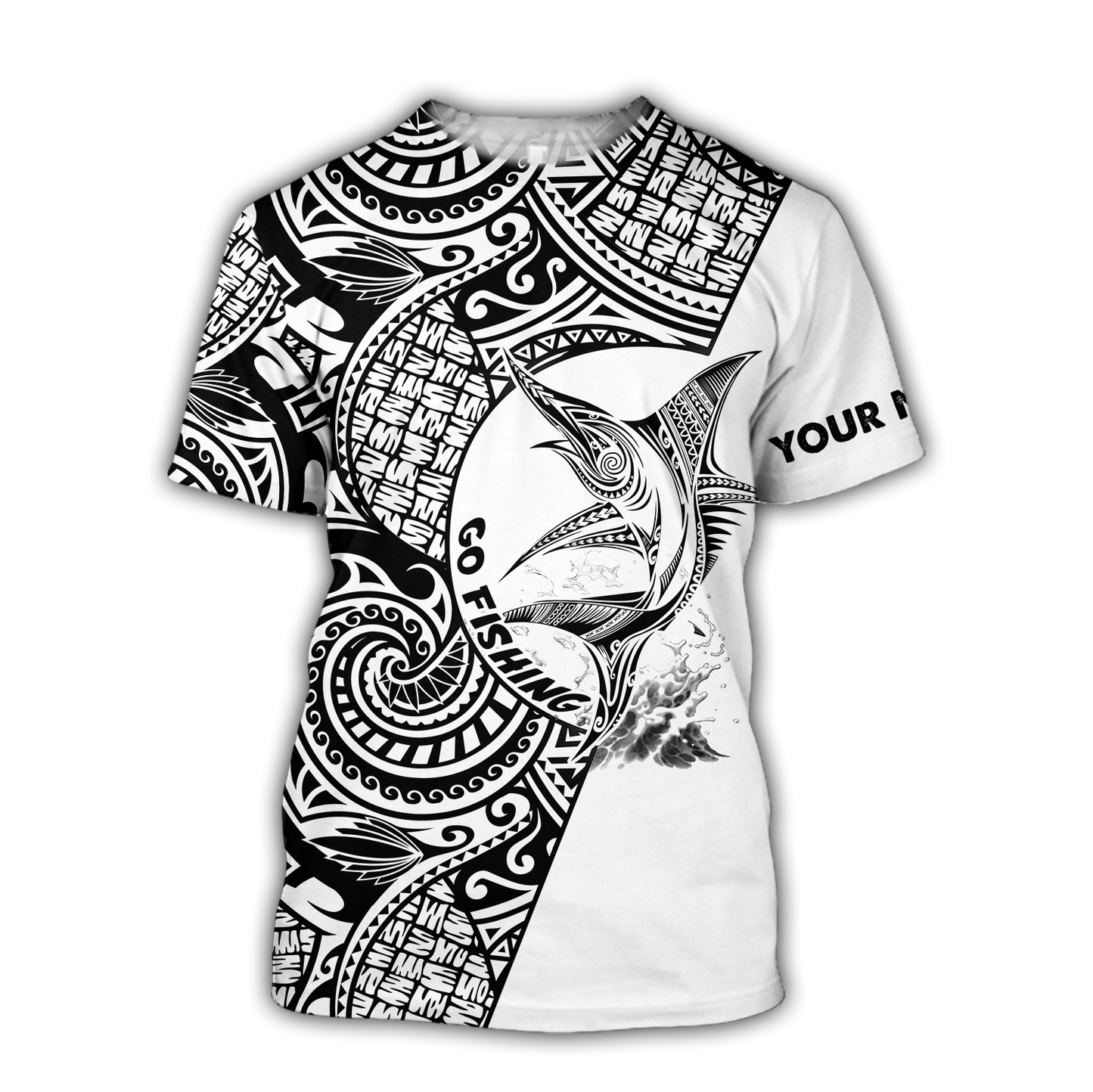 Polynesia No 3 Combo T Shirt Broad Short Polynesian Marlins Fishing Personalized Name