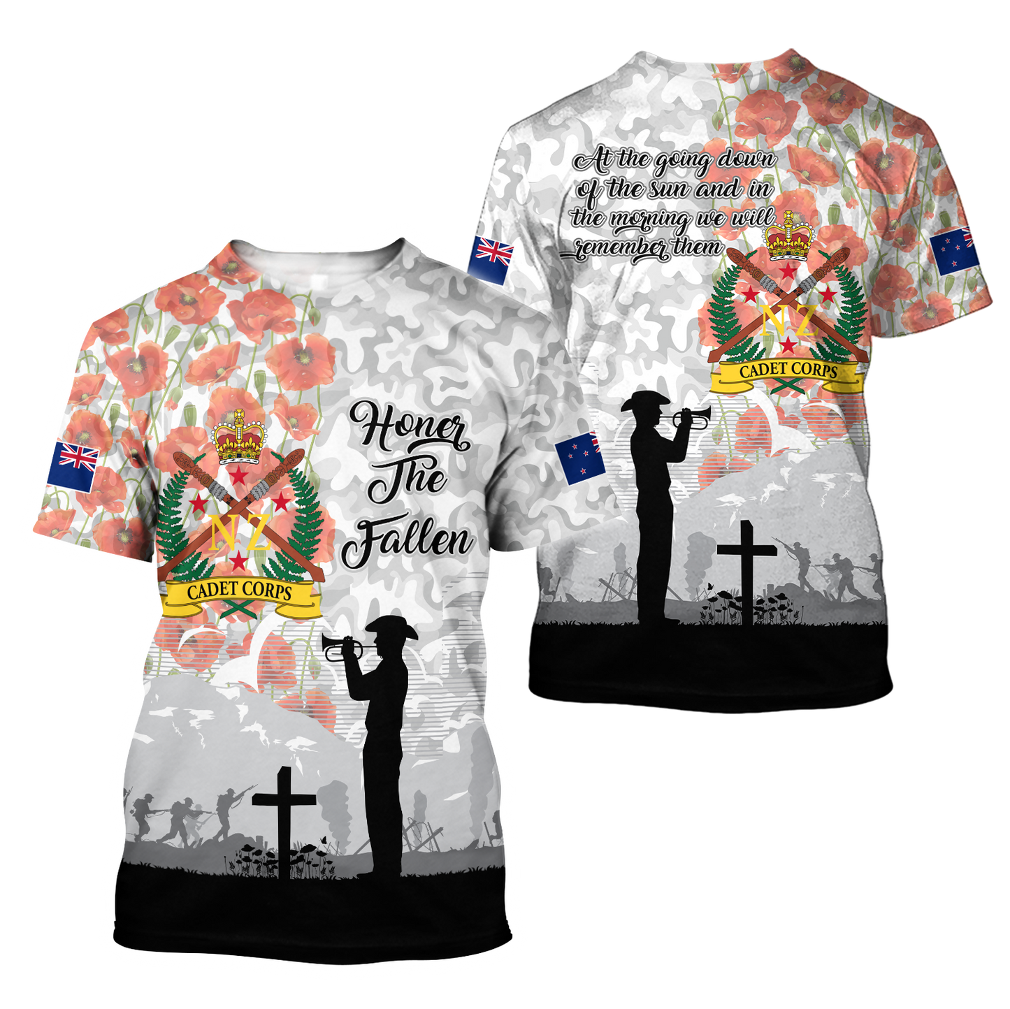 Lest We Forget Anzac Day 3D All Over Printed