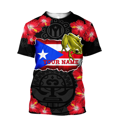 Customize Name Puerto Rico Hoodie For Men And Women
