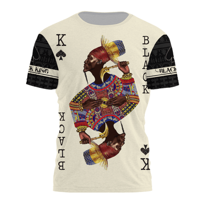 African Culture Black King Combo Tshirt And Boardshort ML