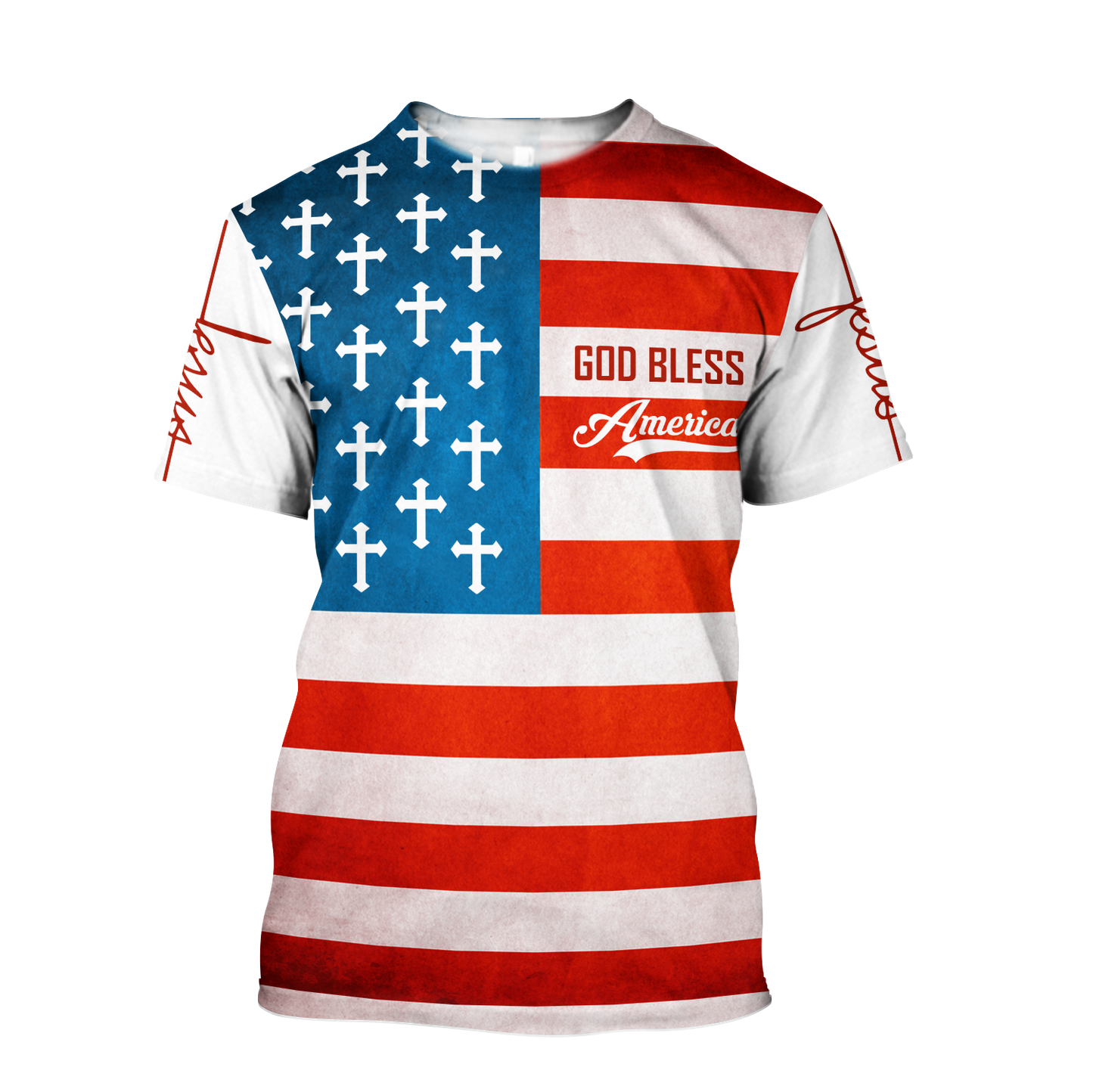 God Bless America - Christian - 3D All Over Printed Style for Men and Women