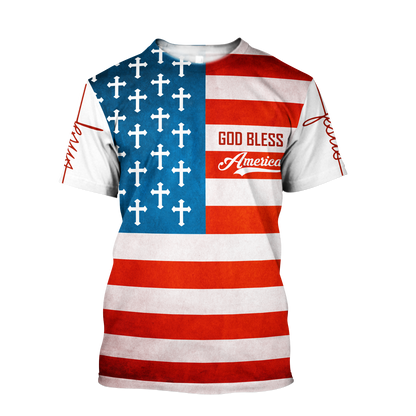God Bless America - Christian - 3D All Over Printed Style for Men and Women