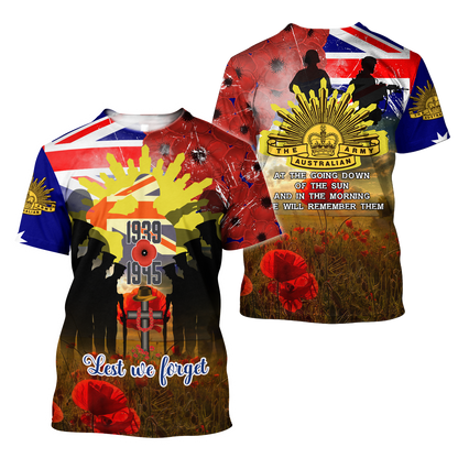 Premium Unisex Hoodie Remember Anzac Day ML