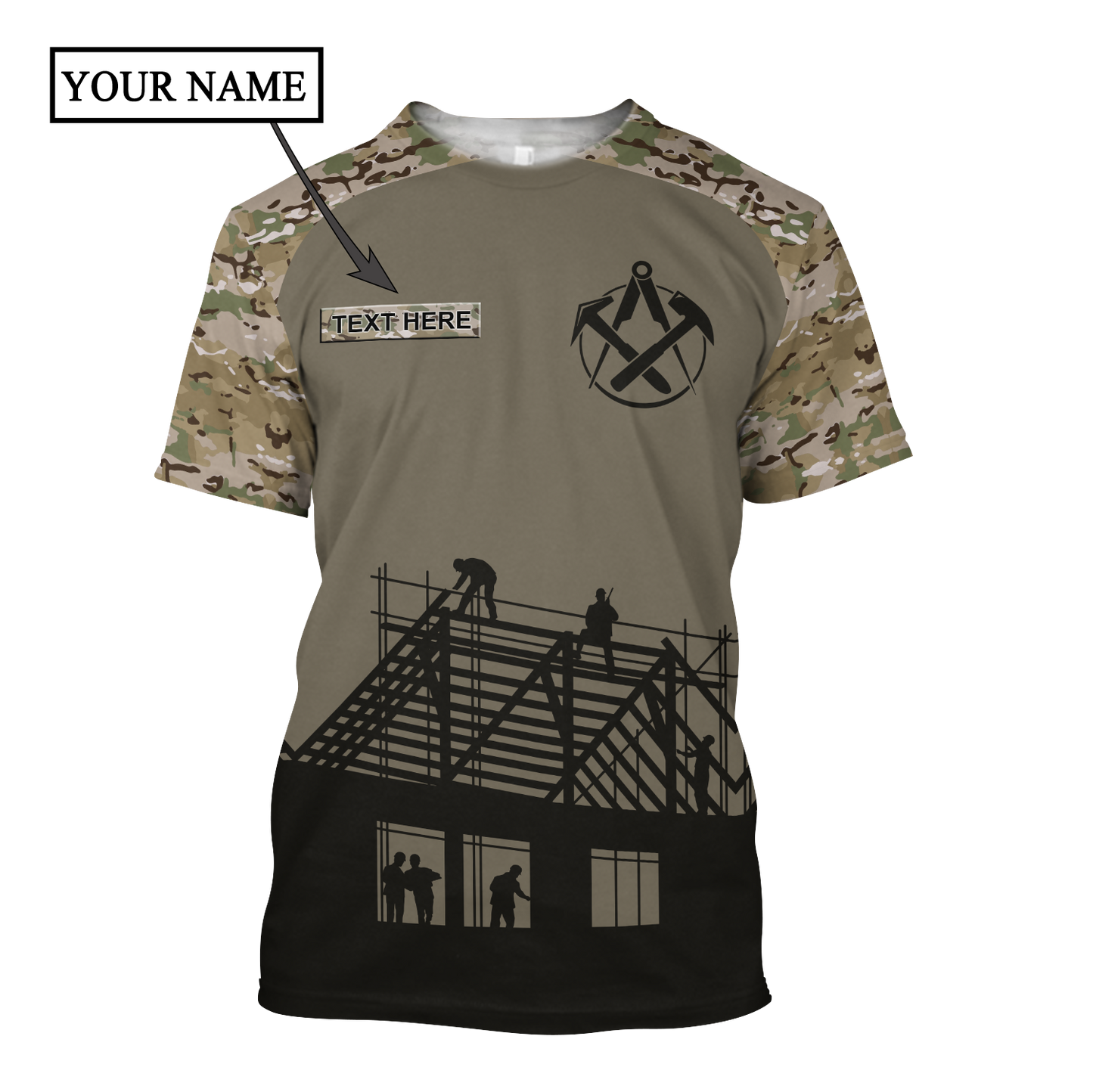 I AM A ROOFER 3D UNISEX SHIRT
