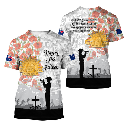 Lest We Forget Anzac Day 3D All Over Printed