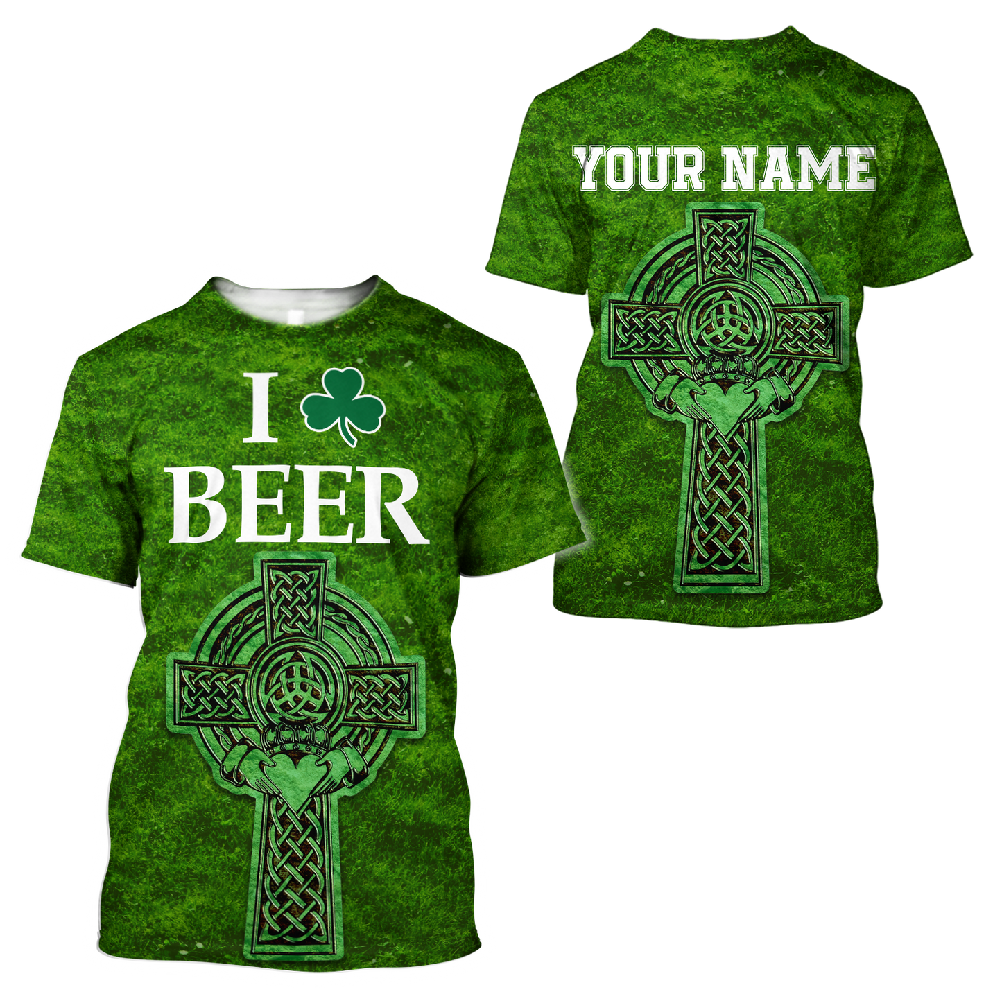 I Love Beer St.Patrick Day 3D Hoodie Shirt For Men And Women LAM