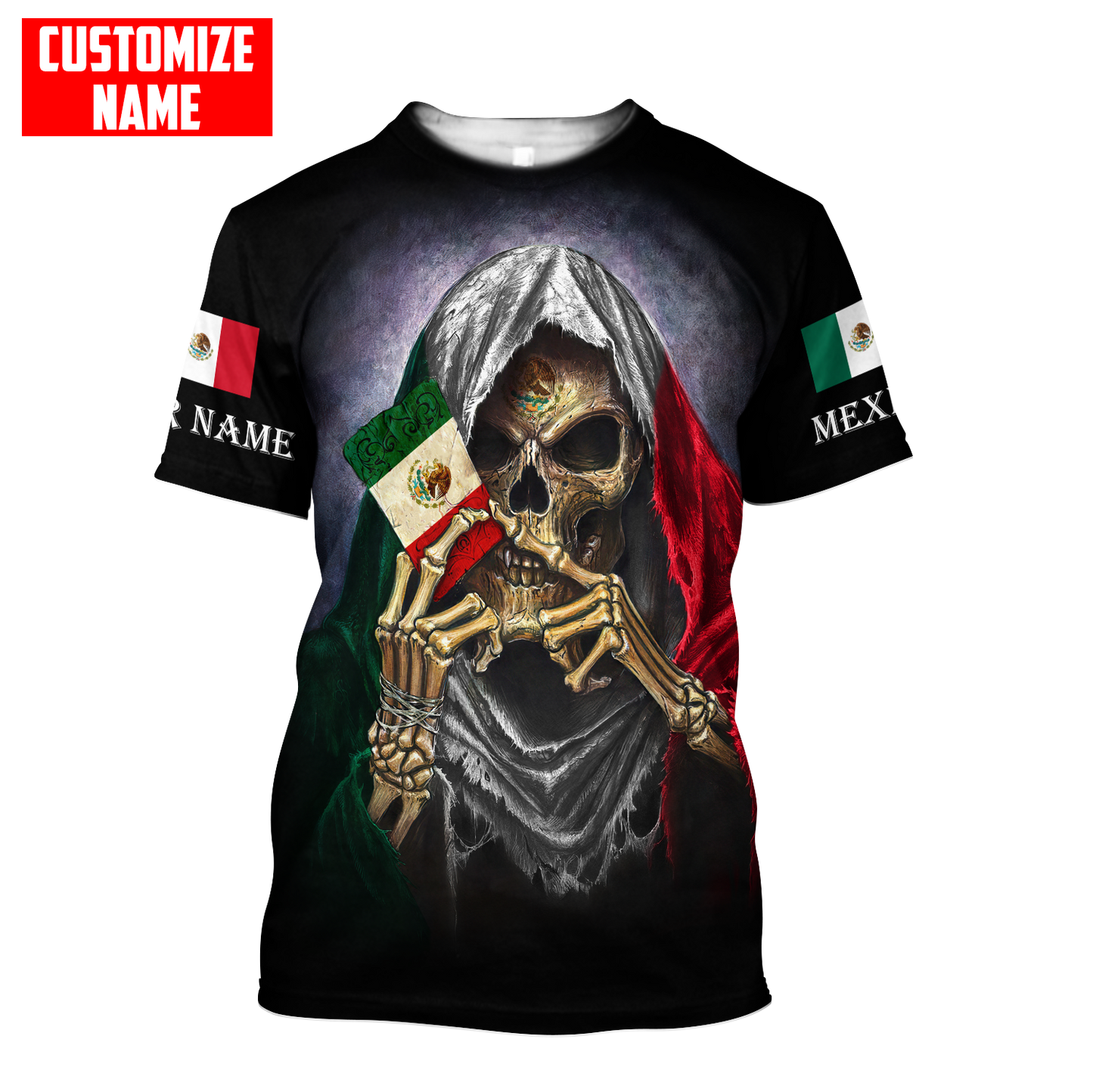 Persionalized Mexico 3D All Over Printed Unisex Shirts DQB03072101