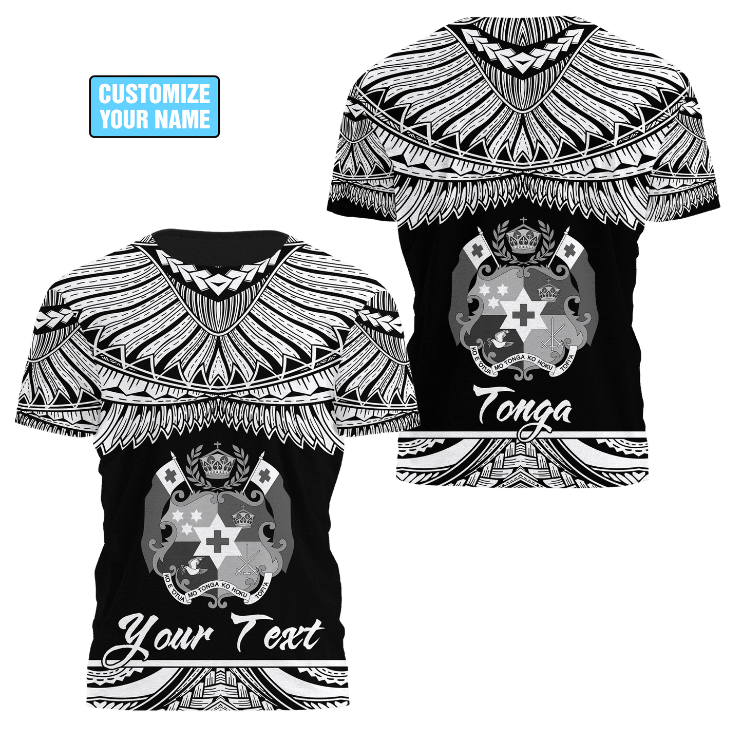 Polynesian Tattoo Tong A Unisex Shirts Personalize Name