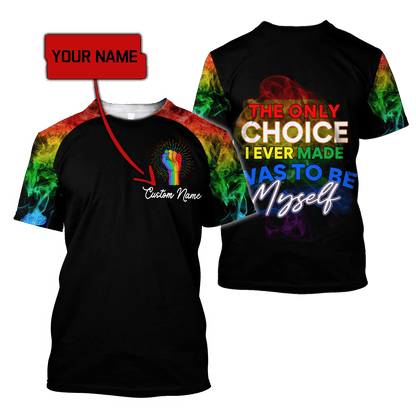 Customize Name LGBT Pride Hoodie For Men And Women DD20052103