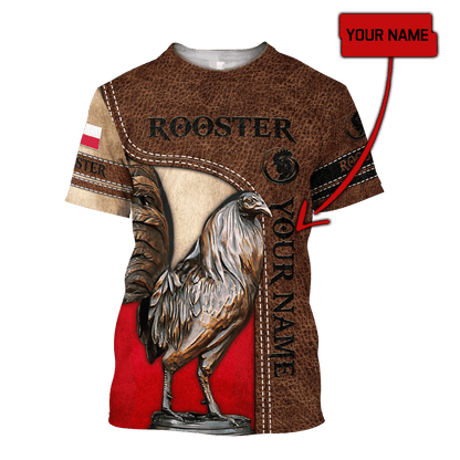 Personalized Polska Rooster 3D All Over Printed Unisex Hoodie