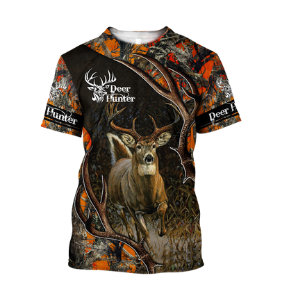 Deer Hunter 3D Hoodie Shirt For Men And Women LAM