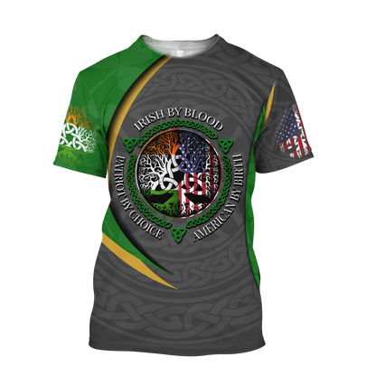 Irish Saint Patrick's Day 3D Printed Unisex Shirts TN