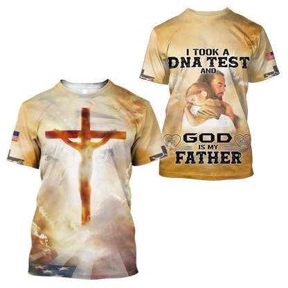 Jesus Christ on the Cross 3D All Over Printed Shirts