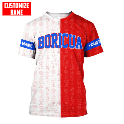 Customize Name Boricua Puerto Rico Hoodie For Men And Women