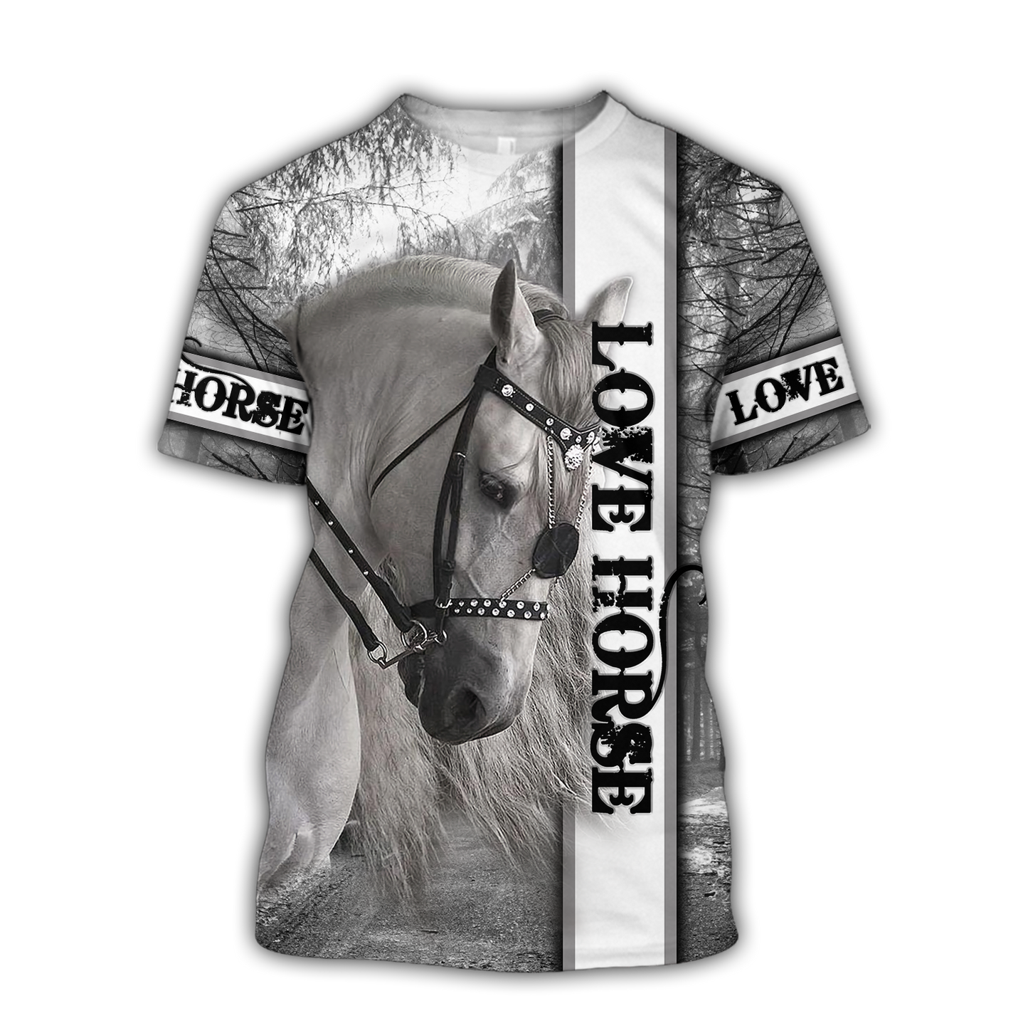 Horse 3D All Over Printed Shirts For Men and Women