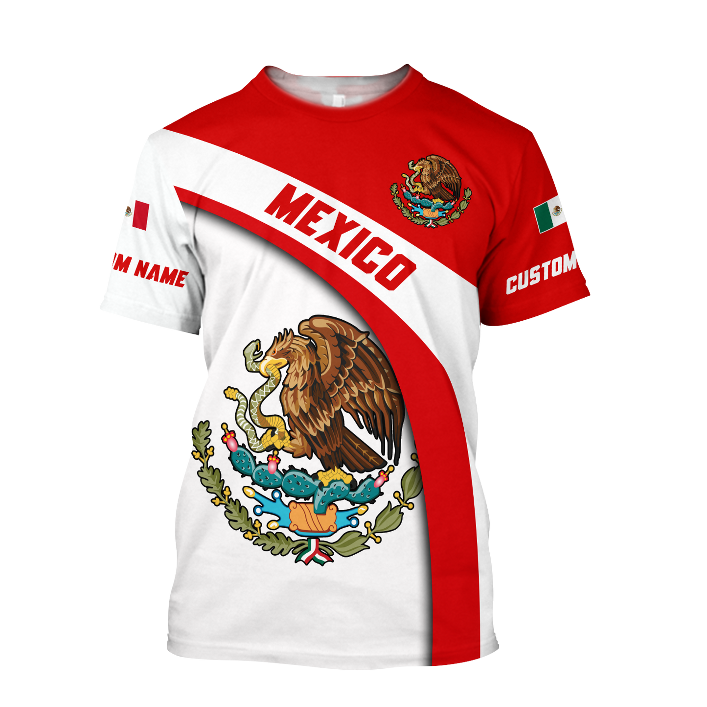 Personalized Mexican Army 3D All Over Printed Shirts